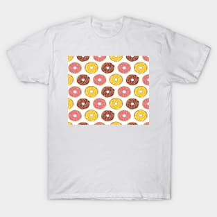 Donuts Lovers Pattern T-Shirt